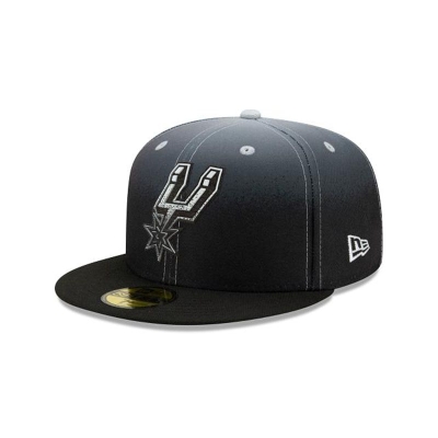 Sapca New Era San Antonio Spurs NBA Back Half 59FIFTY Fitted - Negrii